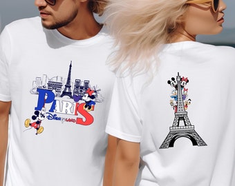 Disneyland Paris Trip Shirt, Mickey and Friends  Eiffel Tower Tee, Disneyland Paris Family Vacation, Disneyland Trip Shirt, Making Memories