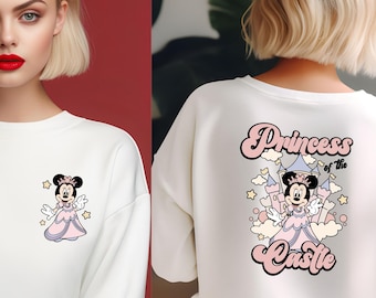 Princess of the Castle Sweatshirt, Princess Minnie Mouse Hoodie, Disneyland Groovy Minnie Sweater, Disneyland Sweaters, Holiday Gifts