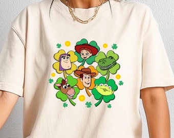 Toy Story St Patrick's Day Shirt, Happy St Patrick's Day, Toy Story Clover T-shirt, Irish Shamrock Tee, St Patrick's Day Gift