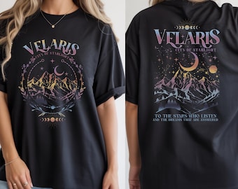 Velaris City of Starlight Shirt, A Court of Thorns and Roses Tee, The Night Court Acotar SJM Merch Tee, Book Fandom, Book Club Shirt