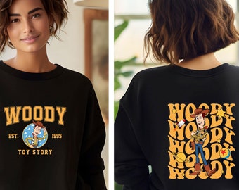 Woody Sweatshirt, Toy Story Woody Hoodie, Disneyland Family Trip Tees, Matching Holiday Disney Trip Shirts, Toy Story Fans Sweaters