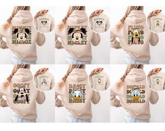 Mickey and Friends Animal Kingdom Sweater, Matching Minnie Goofy Pluto Daisy Donald Safari Sweaters, Disneyland Animal Kingdom Family Trip