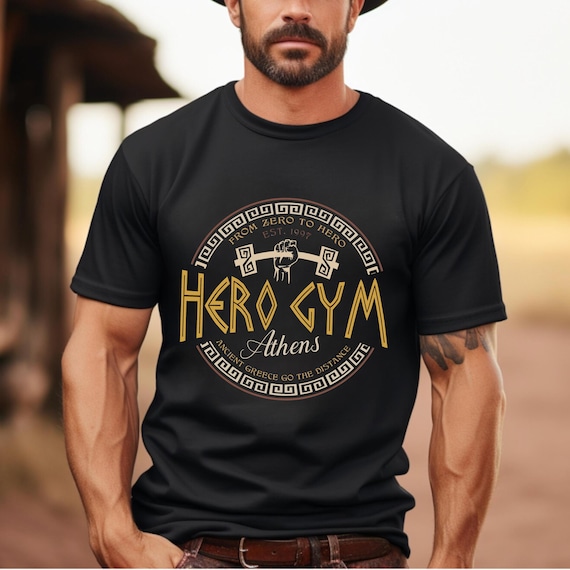 Hercules Hero Gym Shirt, Disney Hercules Tee from Zero to Hero, Disneyland Vacation Shirts for Men, Men's Gym Tee, Gift for Boyfriend