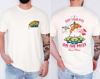 Pizza Planet Shirt, Toy Story Aliens Claw Machine Tee