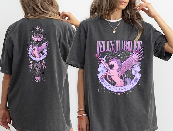 Jelly Jubilee Crescent City Shirt, Bryce Quinlan Merch Two Sided Tee, House Of Earth And Blood, SJM Merch, Jelly Jubilee Fan Club Tees