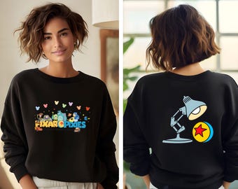 Pixar Pixies Fest Party Sweatshirt, Disneyland Pixar Logo Sweater, Disneyland Trip Inside Out, Toy Story, Cars, Holiday Sweater Gifts