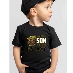 Mandalorian Grogu Best Dad and Best Son In The Galaxy Shirt, Matching Father and Son Tees, Star Wars Fathers Day Gifts, Dad's Gift immagine 6