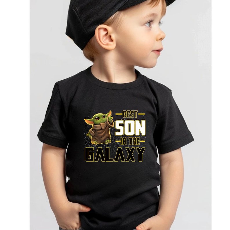 Mandalorian Grogu Best Dad and Best Son In The Galaxy Shirt, Matching Father and Son Tees, Star Wars Fathers Day Gifts, Dad's Gift immagine 6