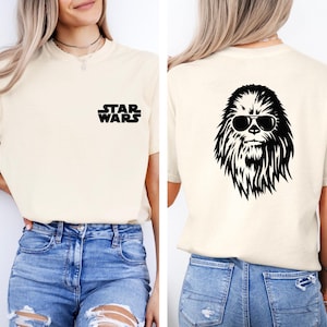 Star Wars Chewbacca Shirt, Comfort Colors Galaxy&#39;s Edge Chewie Tee, Chewbacca the Wookiee, Star Wars Fan Movie Tee, Revenge of Sith