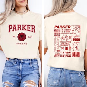 Peter Parker Queens Shirt, Spiderman Disney Shirt, Avengers Superheroes, Men&#39;s Disneyland Tee, Kids Spiderman Tee, Spiderman Fans Gift