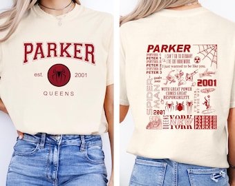 Peter Parker Queens Shirt, Spiderman Disney Shirt, Avengers Superheroes, Men's Disneyland Tee, Kids Spiderman Tee, Spiderman Fans Gift