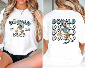 Donald Duck Shirt, Comfort Colors Donald Duck Tee, Disneyland Family Trip, Donald Duck Fans Tee, Gift for Teacher, Husband's Disney Tee