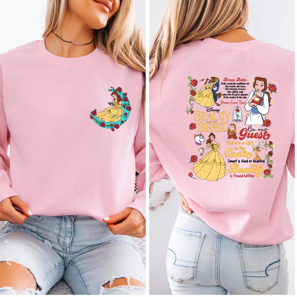The Beauty And The Beast Sweater, Princes Bella Hoodie, A Tale As Old As Time, Disneyland Trip Crewnecks, Matching Hoodies, Kid'S Sweater Trendy Fashion
