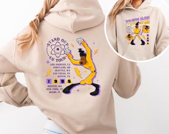 Suéter retro de Powerline, gira por EE. UU. de 1995, sudadera con capucha de la película Powerline, Max Goofy Roxanne Powerline, suéter de fiesta de los 90, regalo para fans de Powerline