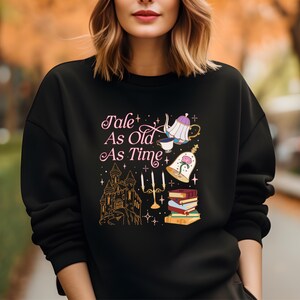 A Tale as Old as Time Belle Sweater, Beauty and Beast Hoodie, Princess Belle&#39;s Book Club, Disney Princess Bella Hoodie, Girl Trip Crewnecks