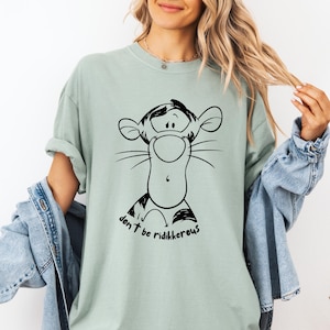 Tigger Don&#39;t Be Ridikkerous Shirt, Tigger Tee, Disney Winnie The Pooh Tigger Shirt, Tigger Fans T-shirt,  Disney Trip Tees, Tigger Gifts
