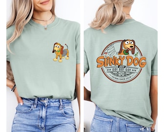 Slinky Dog Dash Shirt, Toy Story Fans Family Trip Tees, Men's Disneyland Tee