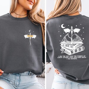Fourth Wing Quotes Sweatshirt, Fourth Wing Inspired Hoodie, Basgiath War College Dragon Rider, Iron Flame Rebecca Yarros, Violet Sorrengail image 6