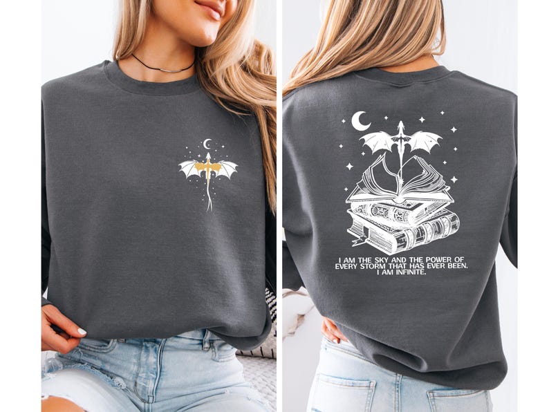 Fourth Wing Quotes Sweatshirt, Fourth Wing Inspired Hoodie, Basgiath War College Dragon Rider, Iron Flame Rebecca Yarros, Violet Sorrengail image 6