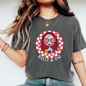 Jack and Sally Skellington Couple Shirts, Disneyland Matching Couple Tees, Matching Valentine's Day Tees, Valentine Gifts, Honeymoon Shirts image 4