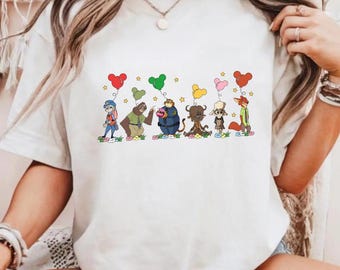 Zootopia2 Movie Shirts, Nick Gazelle Judy Flash Balloons Tee
