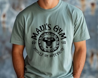 Maui’s Gym Shirt, Comfort Colors Moana and Maui T-shirt, Disneyland Vacation Shirts for Men, Men's Gym Tee, Disney Gift for Boyfriend