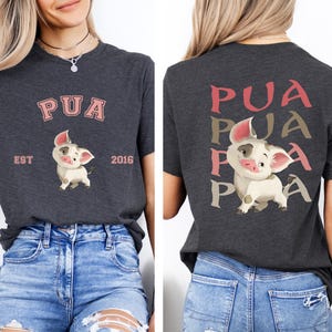 Pua Shirt, Comfort Colors Pua Character T-shirt, Moana Movie Tee, Disney Trip Tee, Matching Disneyland Tees, Holiday Gifts