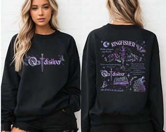 Quicksilver Bookish Sweaters, Kingfisher Hoodie, Unisex Adult & Kids