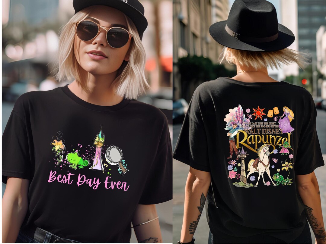Rapunzel Tangled T-shirt, Rapunzel and Flynn Shirt, Best Day Ever ...