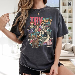 Retro Toy Story Shirt, Comfort Colors Toy Story Fans Family Trip Tee, Men's Disneyland Tee, Movie Day Tee image 8