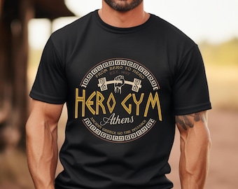 Hercules Hero Gym Shirt, Disney Hercules Tee from Zero to Hero, Disneyland Vacation Shirts for Men, Men's Gym Tee, Gift for Boyfriend