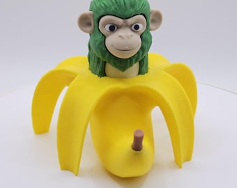 Juguete meme Chimpanzini Bananini - Figura impresa en 3D de la mente italiana