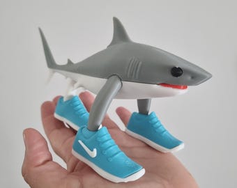 Juguete meme Tralalero Tralala grande - Figura impresa en 3D de la mente italiana
