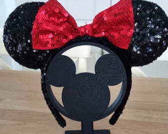 Soporte para orejas de Mickey Mouse: Soporte de exhibición para diademas impreso en 3D