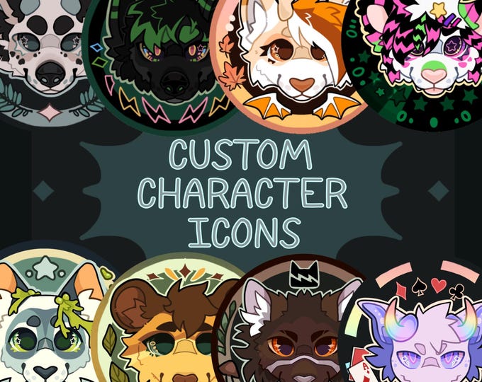 Custom Character Icons - Etsy