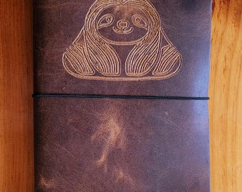 Leather Traveler's Refillable A5 Journal