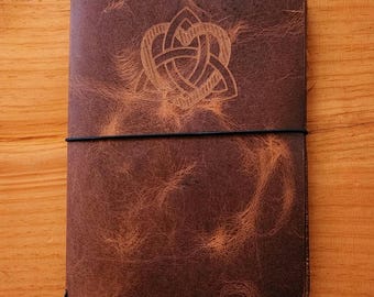 Leather Traveler's Refillable A5 Journal