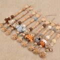 Personalized Dummy Clip with Crocheted Animal | Custom Baby Name Pacifier Clip product logo
