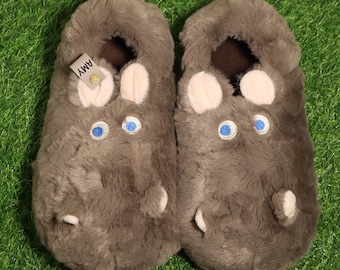 Customizable Plush Hippo Slippers: Warm Anti-Slip Home Shoes