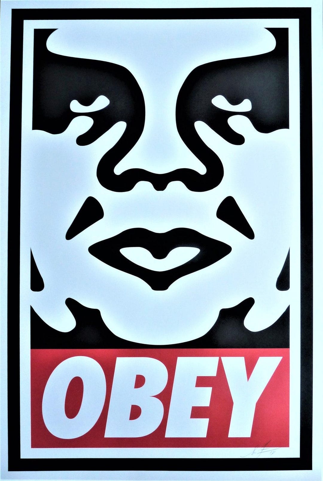 Shepard FAIREY (OBEY): Obey Icon - Original Signed Lithograph - Etsy