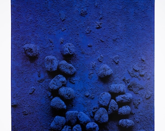 Yves Klein: Blue Sponge Relief (RE19) - Original Poster