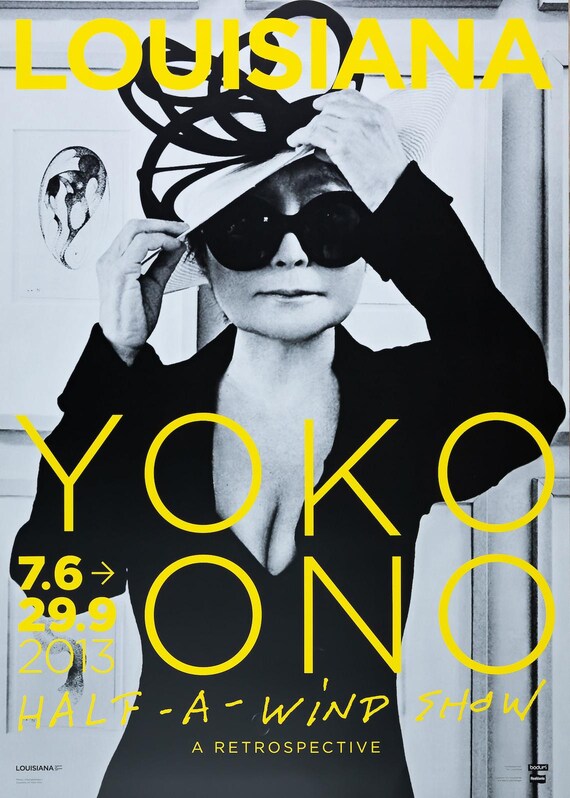 Yoko ONO: Half a Wind Show - Original Poster - Etsy