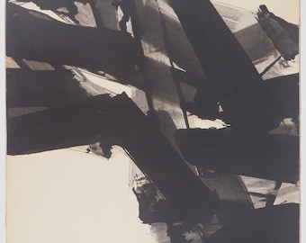 Pierre SOULAGES: Ink 1961 - Original signed poster
