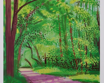 DAVID HOCKNEY - 'the Arrival of Spring' - Original Exhibition