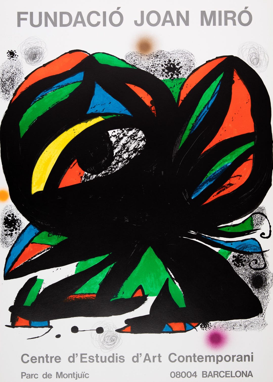 ジョアン　ミロ　　リトグラフ ジョアン・ミロ: Expo 76 Fundacio Miro - オリジナルのリトグラフ