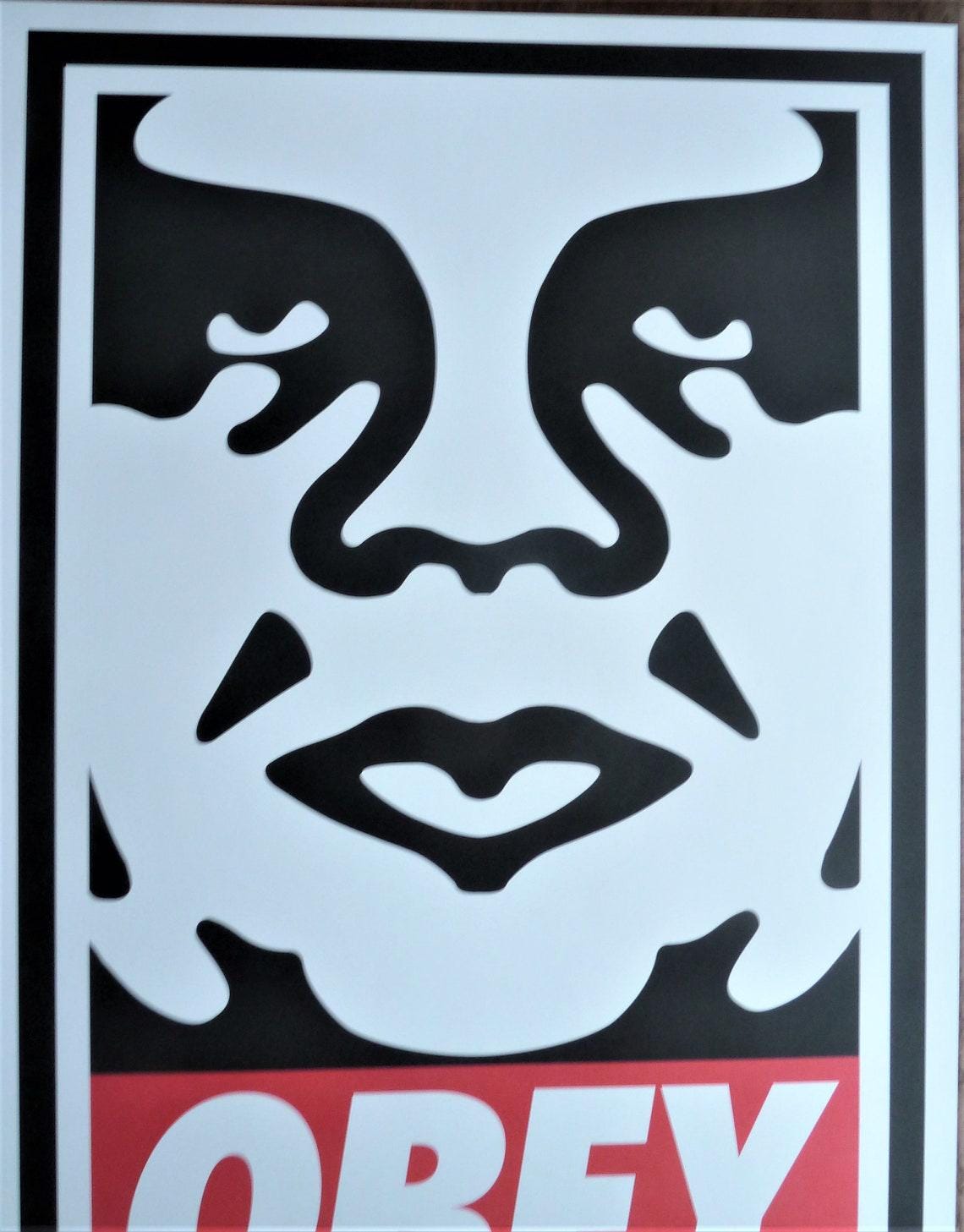 Shepard FAIREY (OBEY): Obey Icon - Original Signed Lithograph - Etsy