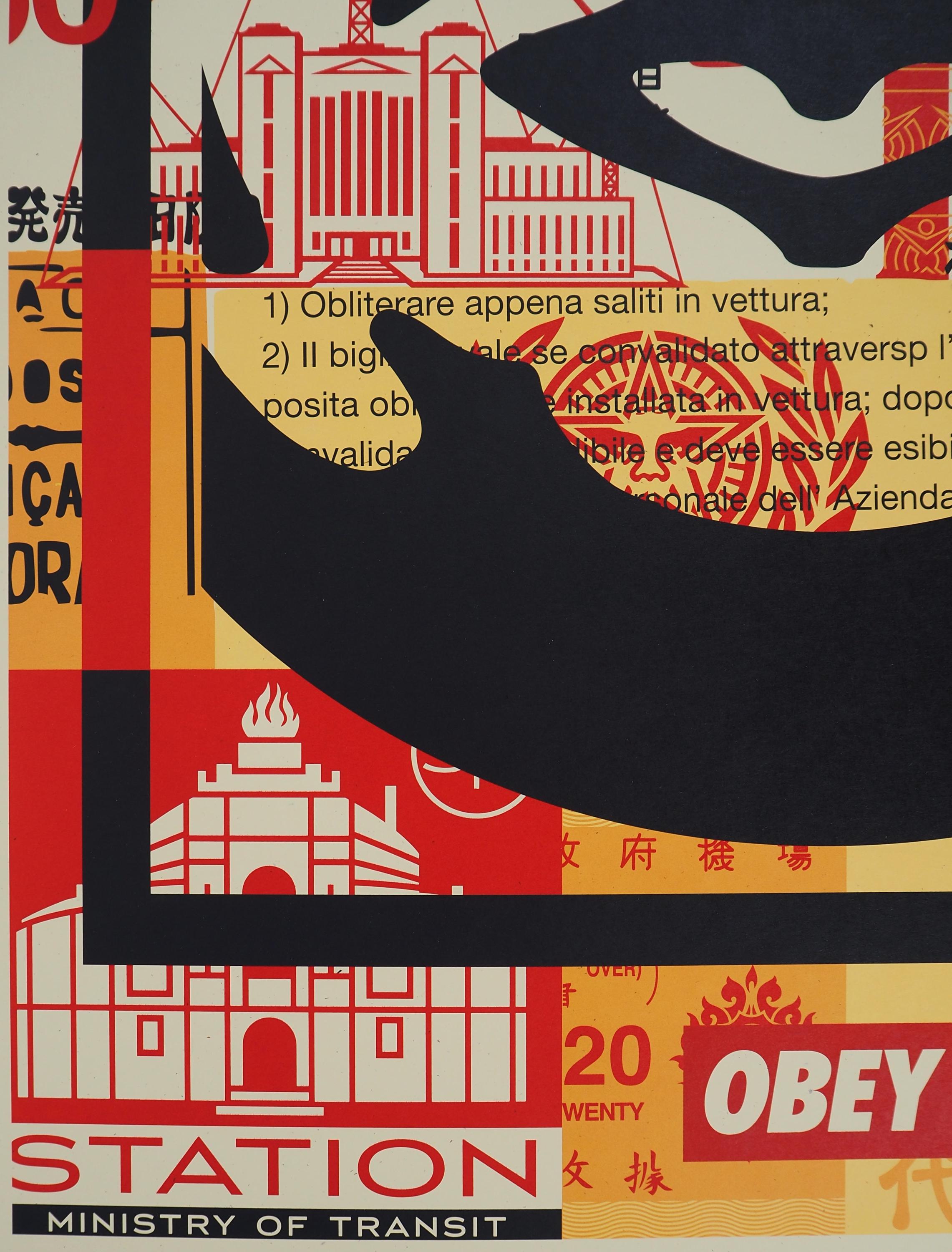Shepard FAIREY (OBEY): Face Collage III - Original Signed