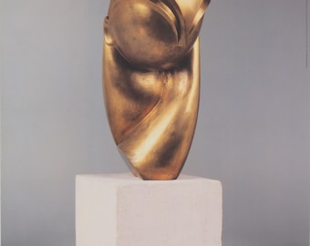 Constantin BRANCUSI : Muse endormie - Affiche originale en couleurs