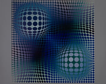 Victor VASARELY : FENY - Héliogravure