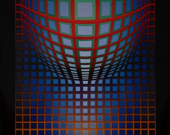 Victor VASARELY: KEZDI VEGA - Heliogravure